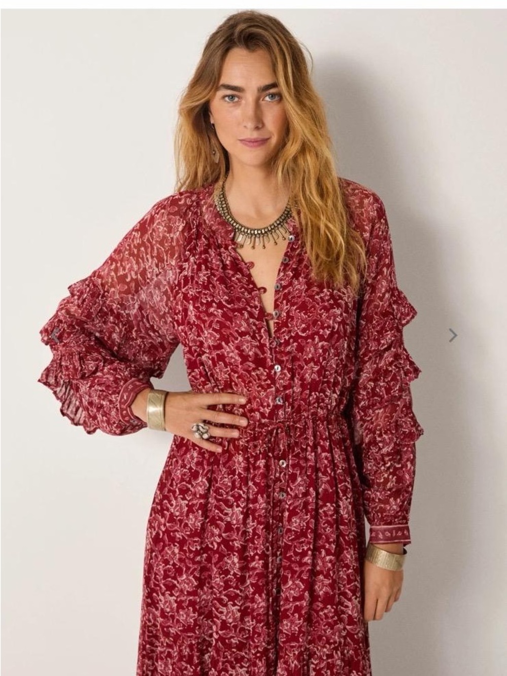 Maison Hotel Harper Dress - Red Lion